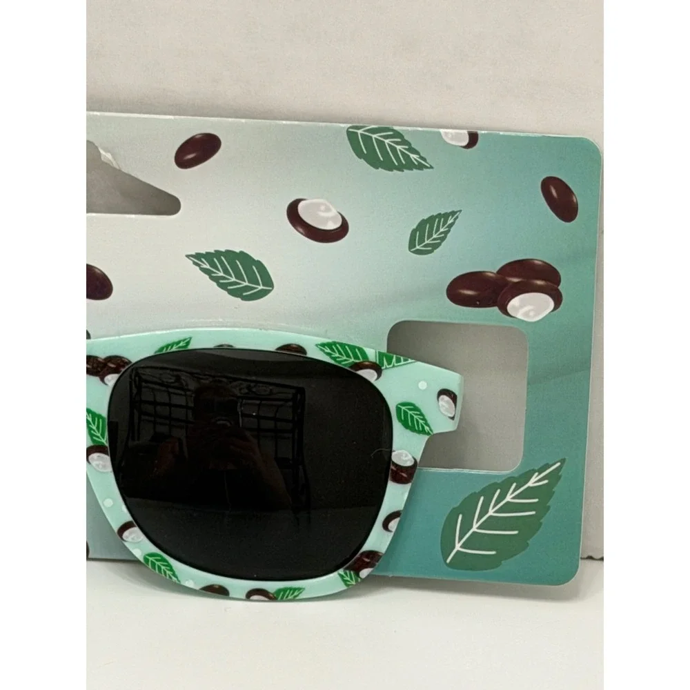 Junior Mints Childrens Sunglasses Mint Green Candy Novelty UV Protection Ages 3+